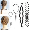 Topsy Tail, Hairstyle Aid Set DIY Hair Styling Accessories Tools