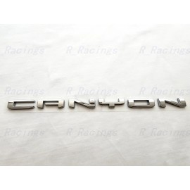 GMC 1PC Chrome Rear Tailgate Conner Canyon Letter Emblems 2021-2022 Canyon Denali