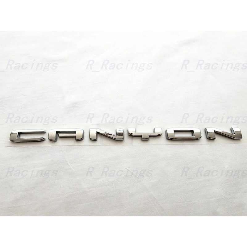 GMC 1PC Chrome Rear Tailgate Conner Canyon Letter Emblems 2021-2022