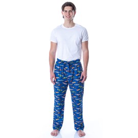 Hot Wheels Cars Adult Men's Allover Die-Cast Cars Print Loungewear Sleep Pajama Pants (Small)