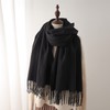 Cashmere Feel Scarfs for Women Long Fringe Scarf Ladies Wraps