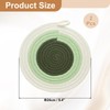 sourcing map 2Pcs Round Braided Placemats, 9.4" Woven Placemats Kitchen