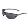 Radnor Cobalt Classic Series Safety Glasses With Charcoal Frame, Gray