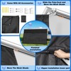 AlphabetAcre RV Awning Sun Shade Screen with Zipper 9' X