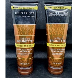 JOHN FRIEDA Lot Of 2 John Frieda Brilliant Brunette Shampoo And Conditioner Pack