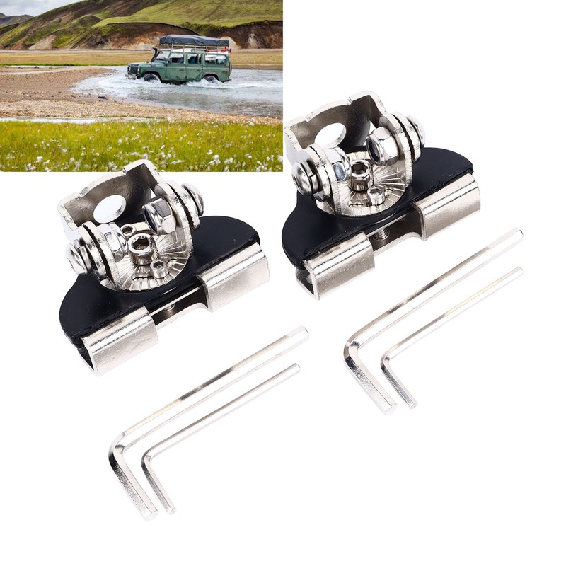 2Pcs LED Light Bar Mounting Bracket A Pillar Hood LED