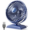 JZCreater Desk Fan, USB Desk Fan, 3 Speeds with Strong