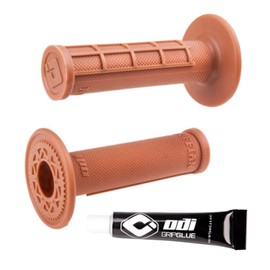 ODI Dirtbike Grips MX Half Waffle Grip Set with Glue Choose Your Color (Gum)