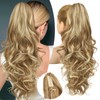 Ponytail Extension 24 Inch Claw Clip in Ponytail Extension for