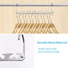 Daily Treasures Magic Metal Hangers Space Saving with 10 Hanger