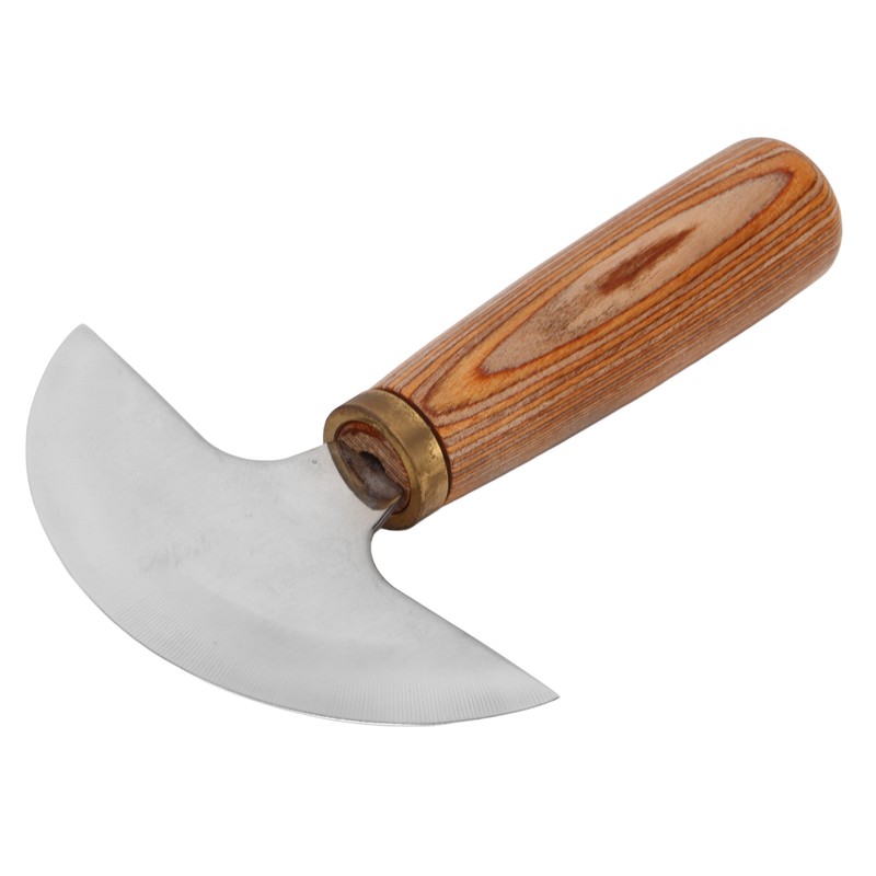 Round Leather Knife DIY High Carbon Steel Leather Cutting Tools