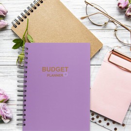 TEHAUX Budget Planner Notebook for Monthly Financial Organization Coil-Bound Expense Tracker Journal for Students Teachers and Professionals Smooth Writing Experience and Practical Design