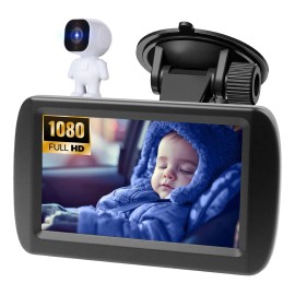Cámara Coche Bebé Asiento Trasero Espejo Retrovisor Hd 1080p