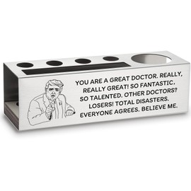 akeke Funny Doctor Pen Holder, Doctor Gag Gifts for Women, Men, Funny Doctor Gifts for Men, Fun Doctor Appreciation Thank You Week Day Gifts Pencil Pen Holders ASB47