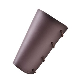 Battle-Merchant Bow Cuff in Brown Leather Archery Bracelet