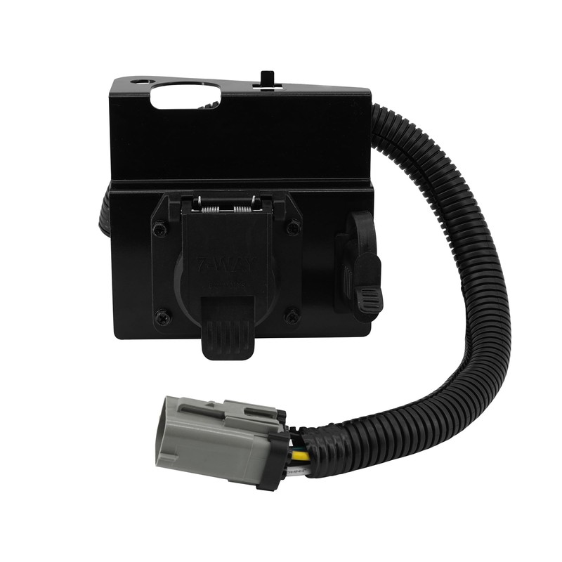 GLOCRORET 4-Flat 7-Way Trailer Tow Wiring Harness Plug Compatible with
