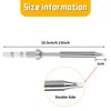 1Pcs Mini TS100 Soldering Iron Tip, 10.5cm/4.13inch Stainless Steel Soldering