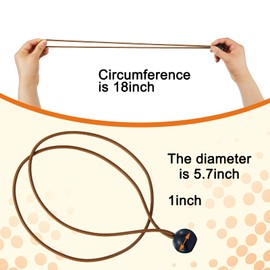 Woanger 12 Pcs Umbrella Strap for Parasol Patio Umbrella Bungee Strap with Ball for Multipurpose(Brown)