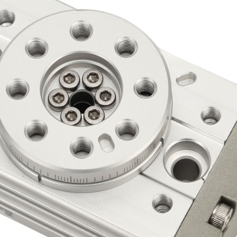 Rotary Pneumatic Air Cylinder 0 to 190 Degree Adjustable Aluminum