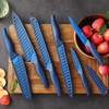 Wanbasion Blue Professional Kitchen Knife Chef Set, Stainless Steel, Dishwasher