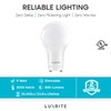 LUXRITE A19 LED GU24 Light Bulb, 60W Equivalent, 3000K Soft
