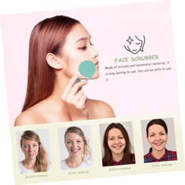 Ipetboom 3pcs Manual Face Cleansing Brush Soft Bristles for Gentle Skin Care Handheld Facial Cleaning Tool for Exfoliation and Blackhead Removal for Skin Types