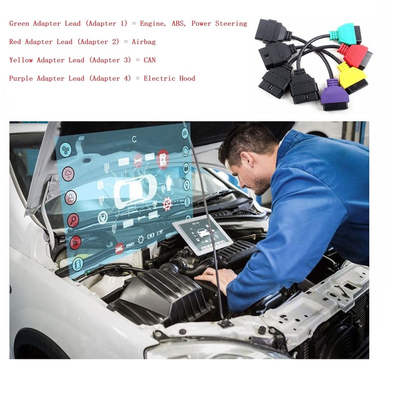 Fi-at ECUScan Multi ECU multiecus Adapter Cable For ECU Scan