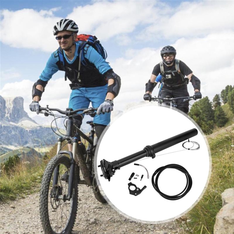 7075 Aluminium Alloy Black Road Bicycle Wire Control Oil Pressure