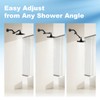 OFFO Shower Head Extension Arm, 6 in Shower Extension Arm