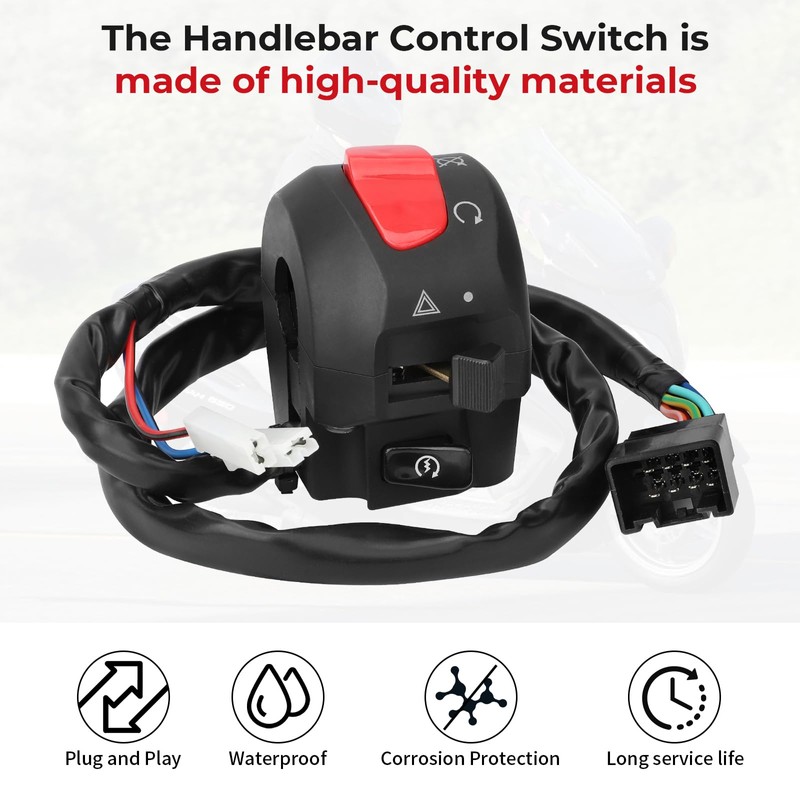 M MATI Handlebar Control Switch Start Kill Stop Button for