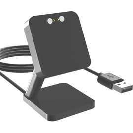 Compatible with Tensky Smart Watch Charger, Blueshaweu Charging Stand Desk Watch Stand Holder Charging Dock Station Compatible for Tensky TK01 Smart Watch -1.5 inch (Black)