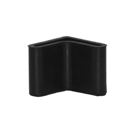 Flyshop Metal Porch Gliders L-Shaped Rubber Angle Iron Foot Pads 4 Pcs 1.2" x 1.2" (30 x 30mm)