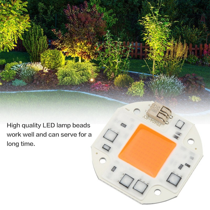 LED Chip Full Spectrum Plant Grow Light COB Bead Lamp