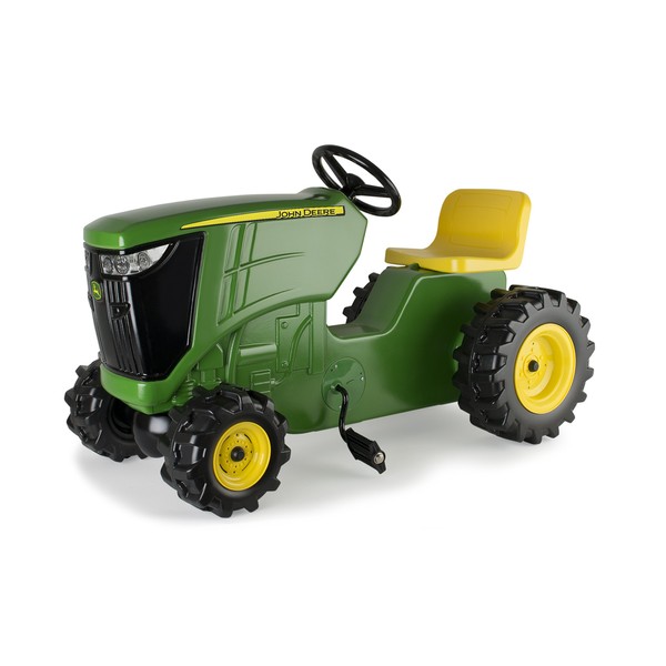 John Deere Pedal Tractor - Adjustable Seat and Functioning Steering Wheel - John Deere Tractor Toys Ride On - Toddler Outdoor Toys - 18 Months to 3 Years,Green