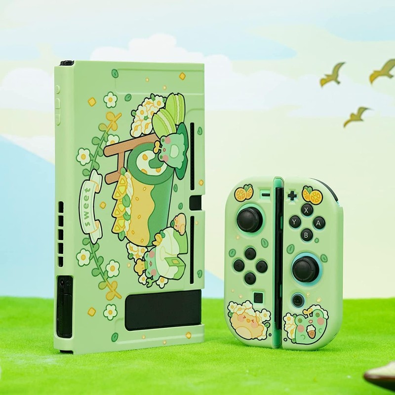 GeekShare Protective Case Compatible with Switch, Soft TPU Slim Case