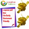 Creative Balloons Pull Bows Yellow Decorative Ribbon Bows Pull Bows