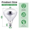 VIHOSE 6 Pack 150 Watt Heat Lamp 120v R40 Heat