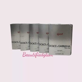 Dolce&Gabbana 5 The One SPORT by Dolce & Gabbana CARDED Sample Splash for Men 2ml / 0.06Oz NEW