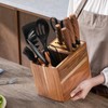 WDT Tool Utensil Holder for Kitchen Counter 2in1 Large Wooden
