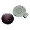 GRAPHICS & MORE Black Cat in Space with Stars and