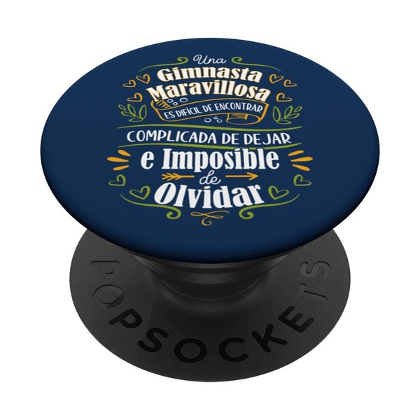 Gimnasta Maravillosa Regalo Mujer para Gimnasta Artistica PopSockets Swappable PopGrip