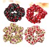 FOMIYES 4pcs Chiffon Hair Ties Cherry Print Headwear Girls Hair