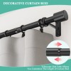 Taoberfuli Extra Long Curtain Rods for Windows 120 to 240