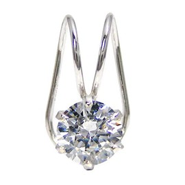 Super Cubic Zirconia Half Ear Cuff Ear Clip White Gold K10 10k 10k Gold Cubic CZ, Cubic Zirconia