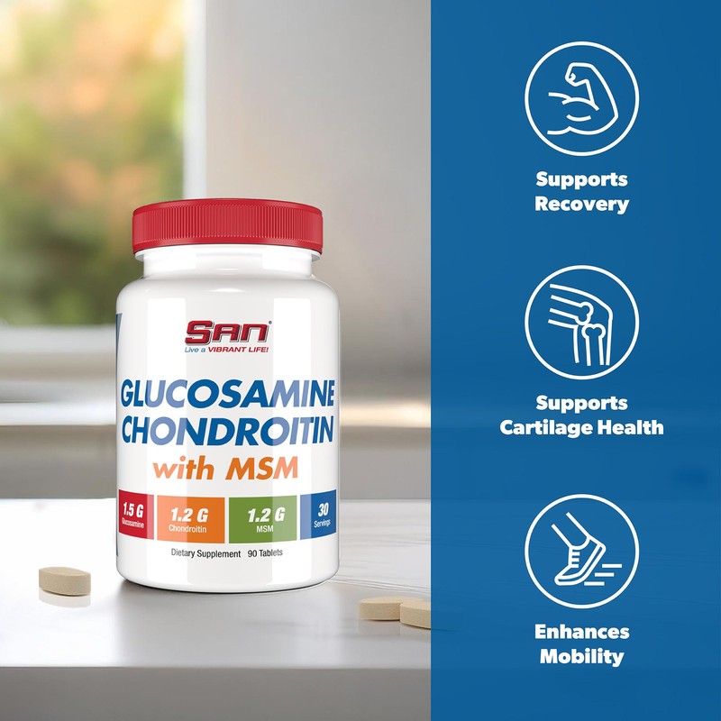 SAN Premium Glucosamine Chondroitin with MSM Complex for Joint Support