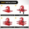 Nilight 2PCS Tractor Bucket Grab Hook 3/8'' Heavy Duty Drop