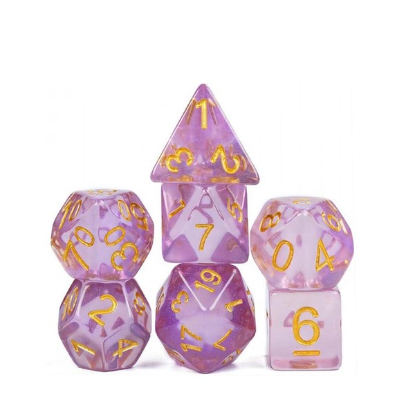 6 Pieces Polyhedral Dice, D20 Dice Set Dice Game Dice