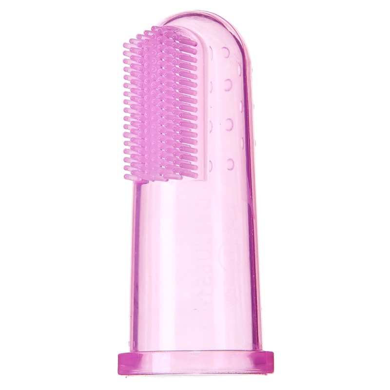 Brilliant Baby Finger Toothbrush Gum Massager and Teether Brush for