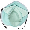 Playshoes Unisex Children's Rain Hat Waterproof Rain Hat, Green Fleece