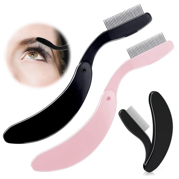 2 Stück Folding Wimpern Kamm Seperator Lash Seperator Brow Comb